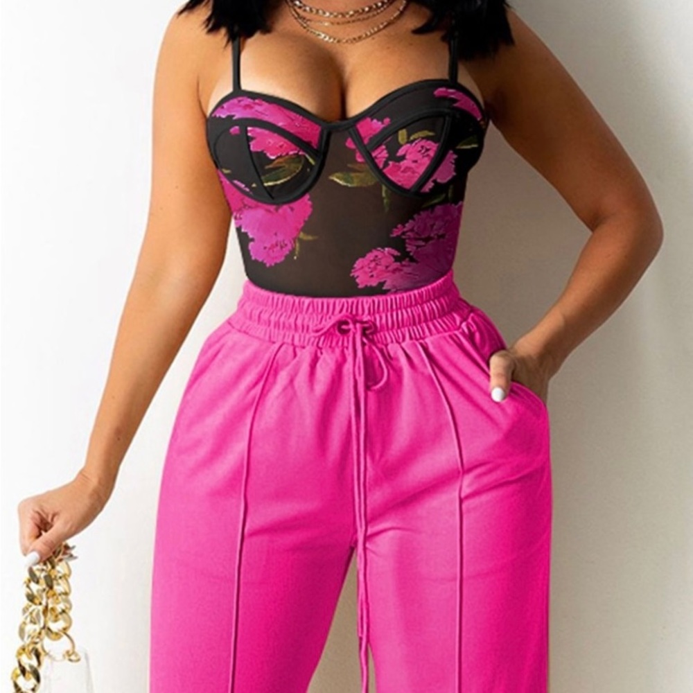 Sexy 2 piece pants set